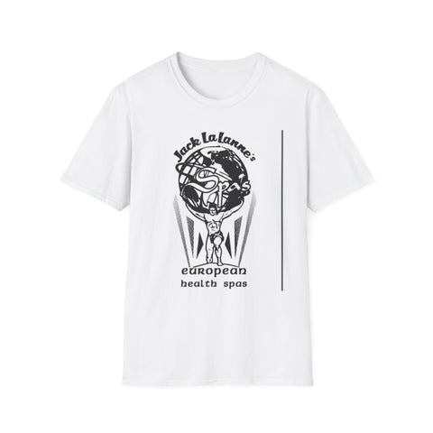 European health spa Retro Gym Tee,  Jack LaLanne Unisex Softstyle Shirt