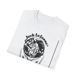 European health spa Retro Gym Tee,  Jack LaLanne Unisex Softstyle Shirt