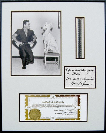 Jack LaLanne Autographed & Framed Collage